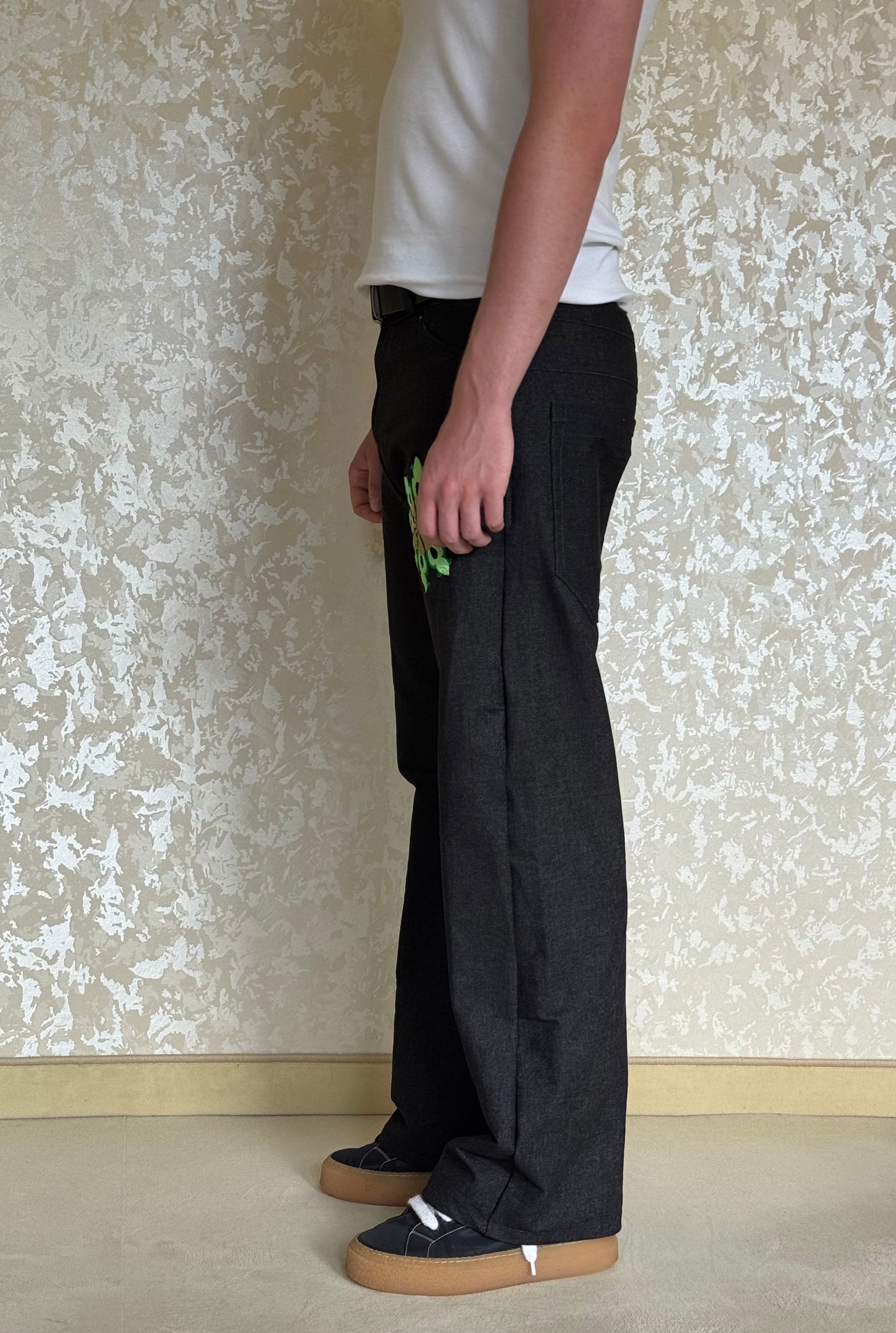 DOUBLE FLOWER DENIM