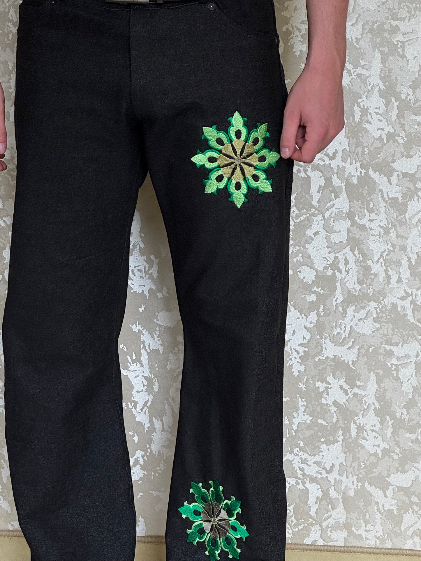 DOUBLE FLOWER DENIM